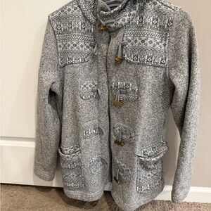 Patagonia Gray Patterned Military Jacket